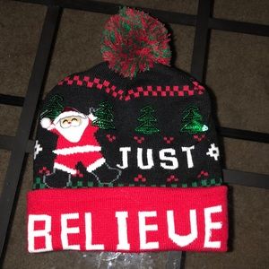 Just Believe Santa Hat